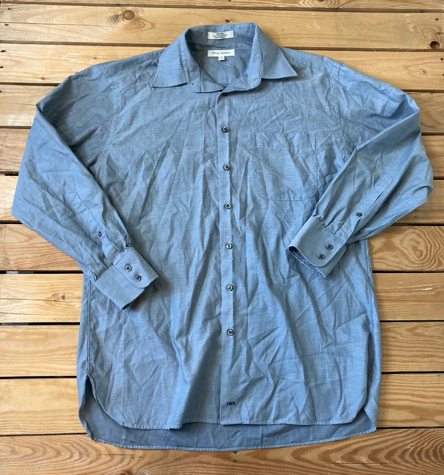 Lote de 3 camisas de manga larga con botones John W. Nordstrom para hombre talla 16-33 D1 Foto 2 de 4