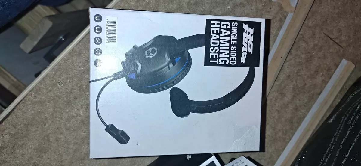 No Fear Black Single One Sided Gaming Headset BNIB C502 eBay