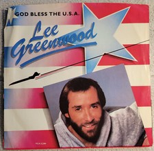 Lee Greenwood "God Bless The USA / This Old Bed" weak VG+ / VG