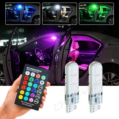 2X Dash Instrument Cluster Gauge light T10 RGB FIT 1998-2004 Dodge Intrepid
