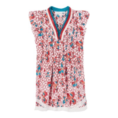 GIRLS MINI DRESS IRIS LACE - VILEBREQUIN X POUPETTE ST BARTH SIZE 12