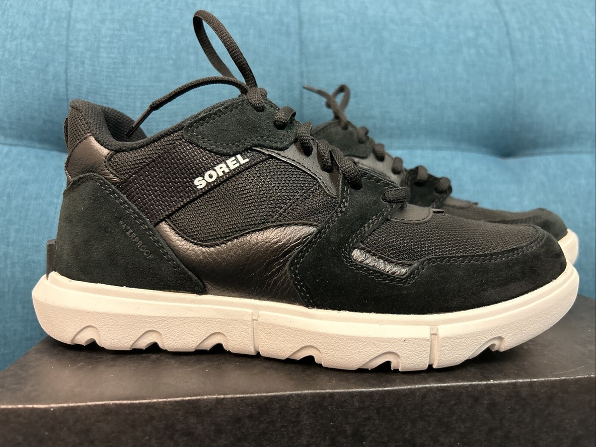 ソレル ☆ SOREL Explorer II Sneaker Low Waterproof Sorel Women's Explorer II Sneakers Low Waterproof Black