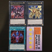 LOTTO 3 CARTE NUMERO 107 E C107 in italiano YUGIOH rarità RARE yu-gi-oh!
