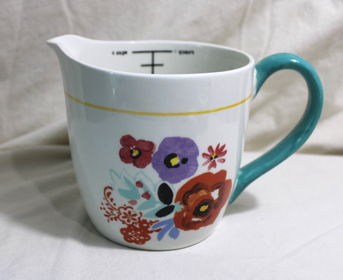 The Pioneer Woman Floral 4 Cup Measuring Pitcher Ceramic