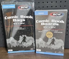 (100) BCW Comic (Current/Modern) Bags & Boards Combo NEW