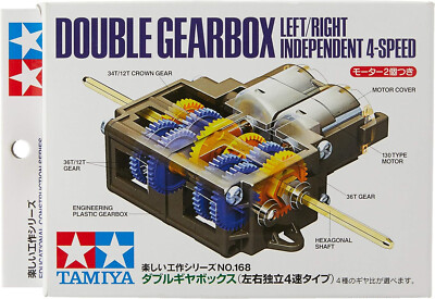 Tamiya Japan 70168 Double Gearbox Kit Left Right Independent 4