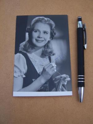 Juliet Mills _ schwache Autogrammunterschrift ( Code J21 ) bitte nach unten scrollen