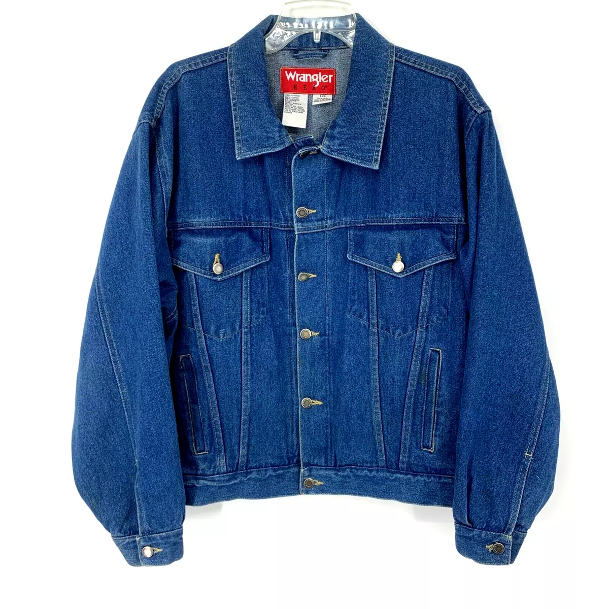 Wrangler denim hotsell trucker jacket