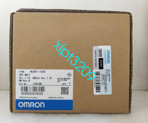 NJ501-1520 Omron CPU Unit NJ501-1520 Brand New  FedEx or DHL - Picture 1 of 1
