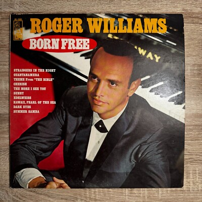 Roger Williams Born Free LP Record Album Vinyl