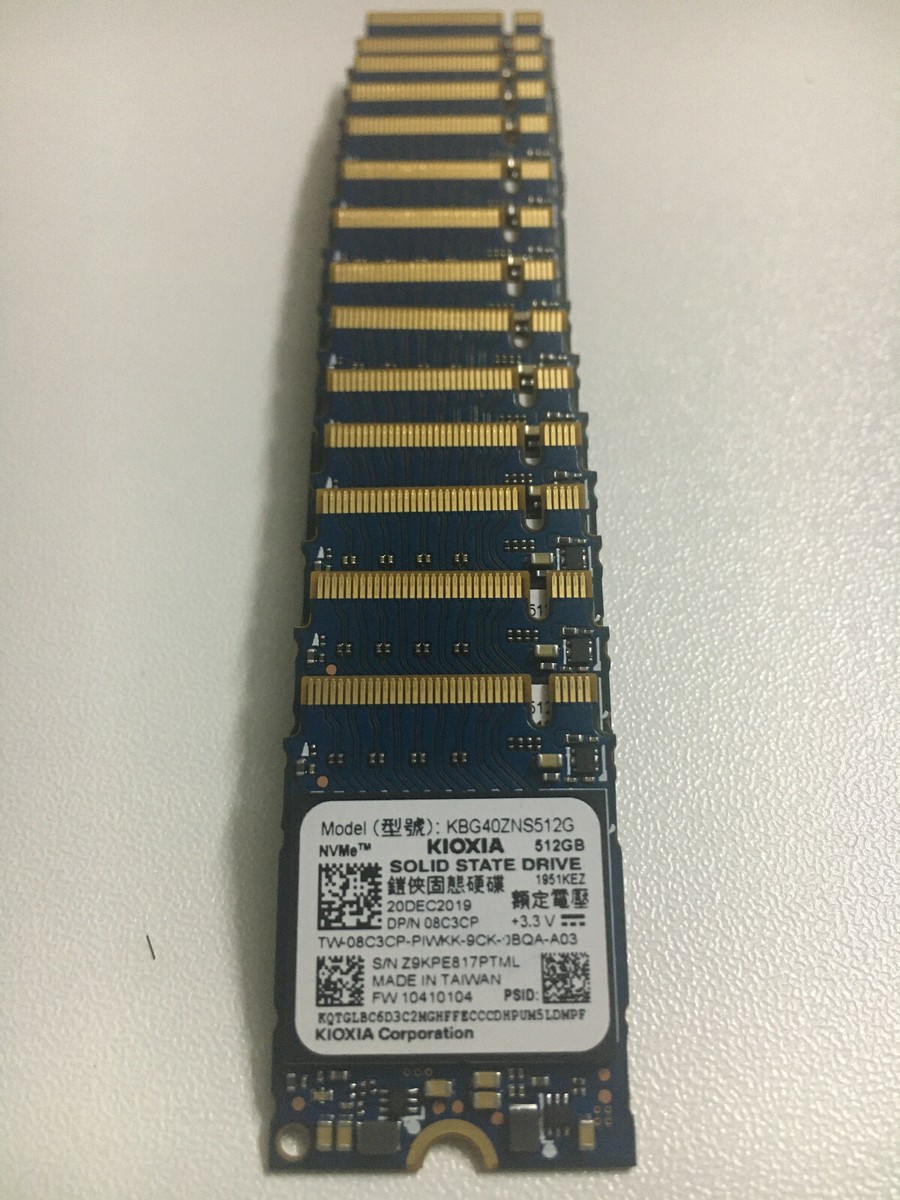 TOSHIBA[2023年製品]43C350X Toshiba KBG40ZNS512G NVMe KIOXIA 512GB SSD PCIe3 x4 M.2 2230