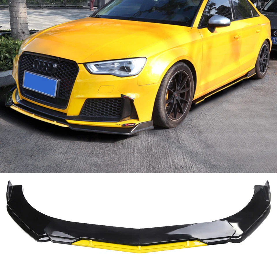 For Volvo C70 Glossy Yellow Front Bumper Splitter Spoiler Lip Body Kit Protector Foto 4 de 4