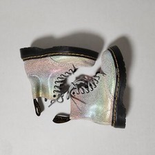 Dr. Martens Toddler 1460 Pascal Iridescent Lace Up Boots Size 7