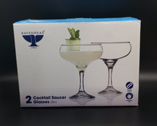 Image of Ravenhead Entertain Cocktail Saucer Glasses 20CL Set of 2