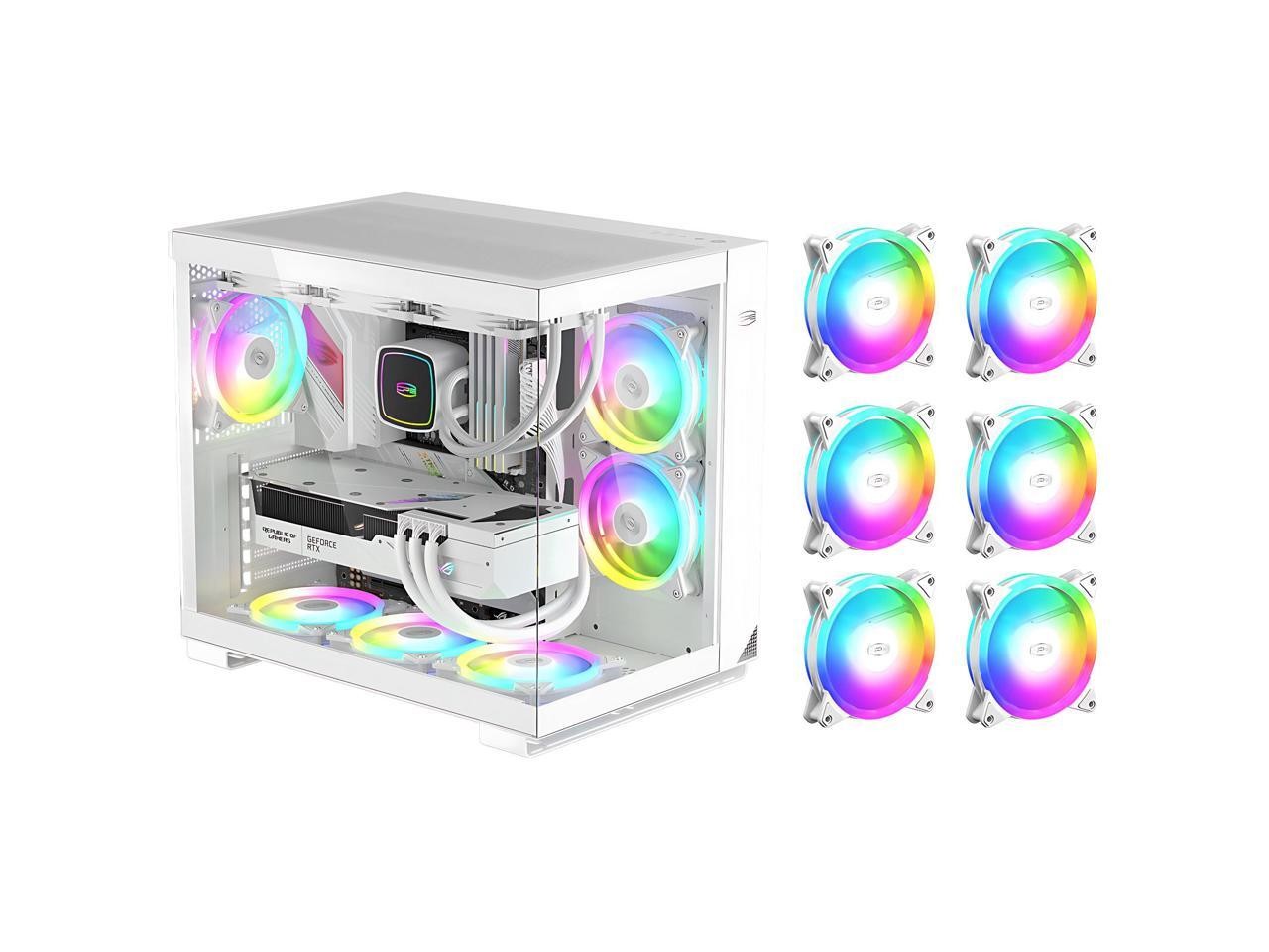 PCCOOLER CPS C3 T500 ARGB с корпусом для ПК Двухкамерный корпус ATX средней высоты Настольный 40290₽