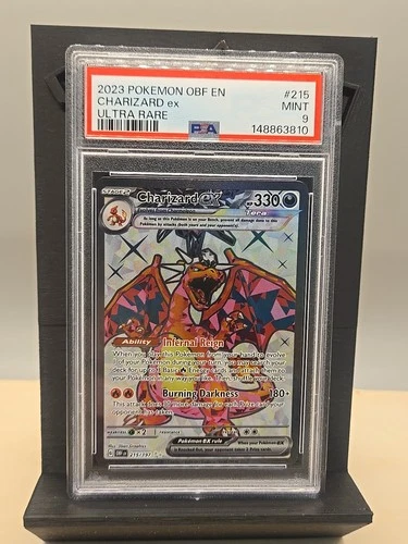 PSA 9 Charizard Ex 215/197 Obsidian Flames - TCG Pokemon Card