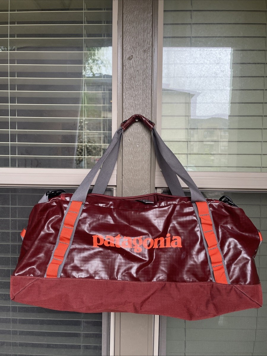 Patagonia Black Hole Duffel Bag 60L Backpack Glossy Cinder Red
