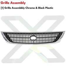 TO1200236 New Grille Fits 2000-2002 Toyota Avalon