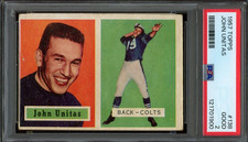 1957 TOPPS #138 JOHNNY UNITAS PSA 2 COLTS RC HOF [900]
