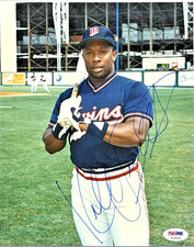 Kirby Puckett Signed 8x10 Photo – PSA Certified Autograph – Minnesota Twins