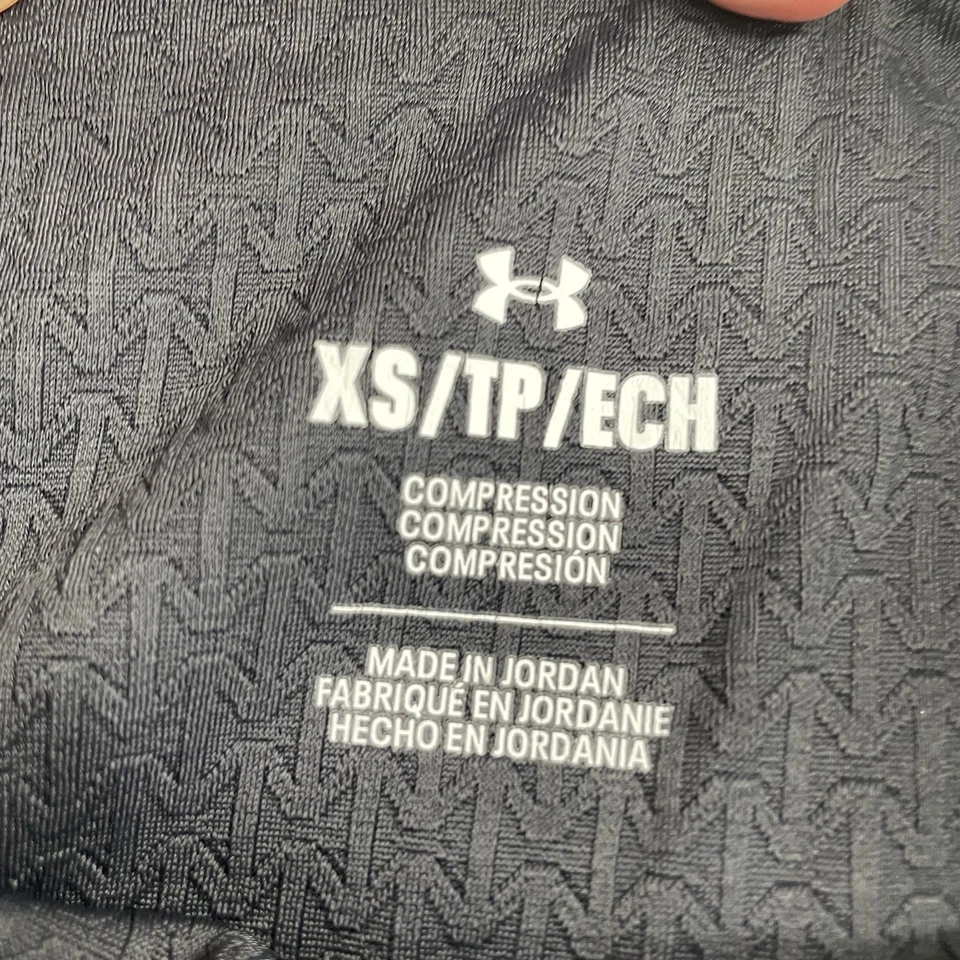 Leggings Under Armour Rush Feminina XS Extra Pequena Preta Ginástica Yoga Compressão - Imagem 4 de 4