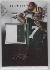 2015 Panini Prestige Rookie Jerseys Brett Hundley #RJJ-BH Jumbo Patch 0v1