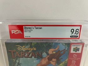 Disney's Tarzan (N64, Nintendo 64) PSA 9.6 A+ New Sealed Graded WATA CGC VGA 1st