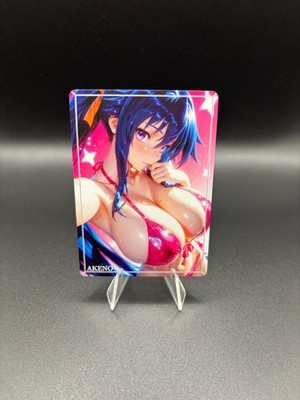 Akeno Highschool DxD Waifu Card TCG Full Art Waifu Legends Custom Goddess Anime