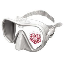 SEAC PURA Anti-Fog Dive Mask - White - Frameless - Snorkel Scuba Diving No Defog