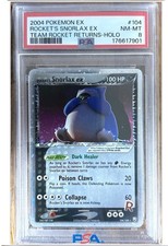 Rocket's Snorlax ex 104/109 EX Team Rocket Returns Holo on eBay