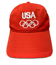 USA Olympic Hat Cap Team USA Red Embroidered ...