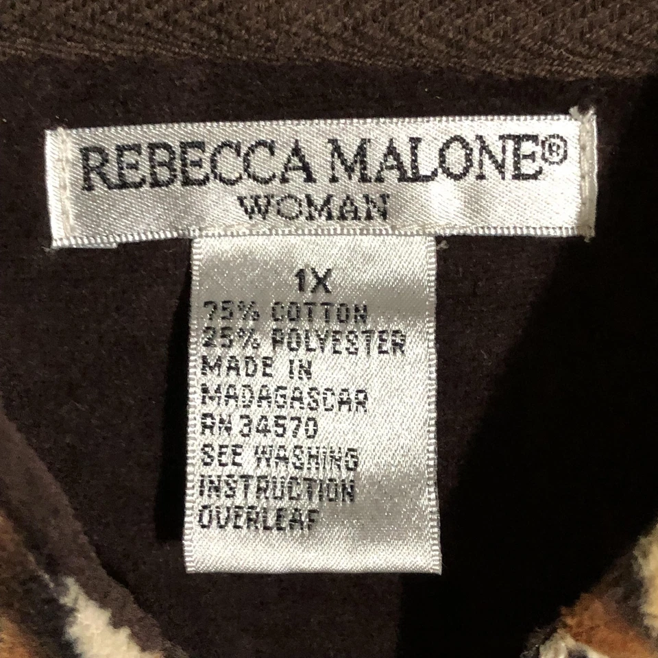 Sudadera con Capucha Rebecca Malone Terciopelo Para Mujer 1X Marrón Leopardo Estampado Animal Cremallera Completa Boho Foto 3 de 4