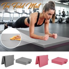 Tri Folding Gymnastics Mats Thick Soft Gym Yoga Exercise Pilates Training