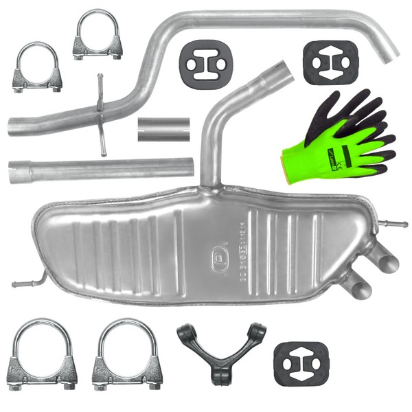 SchalldäMpferset Auspuff FüR Volkswagen Golf 5 V FließHeck 1.9 TDI (2003-2008)-image