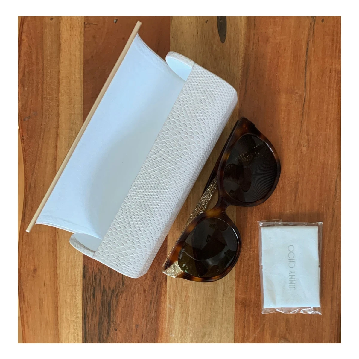 Brand New Jimmy Choo KAT/G/SK Gold Round Sunglasses with Case Jimmy Choo Gold Multilayer Round Ladies Sunglasses KAT/G/SK  main image 2