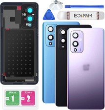 Back Glass Replacement for OnePlus 9 Back Cover Rear Housing with Camera Lens