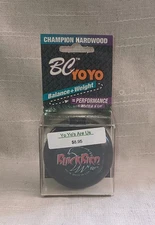 Vtg 1996 NOS BC Champion Hardwood Black Bird YO-YO No. 18 Black & Red Made USA