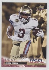 2023 Upper Deck USFL Preview Gold 27/239 Reggie Corbin #7 12i4