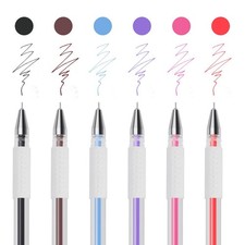 6-Color Non-Toxic Surgical Skin Marker Pens for Medical and Permanent Makeup Use