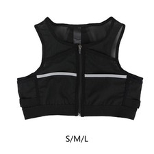 Running Vest Phone Holder Reflective Chest Bag with Mesh Pocket High Visibility