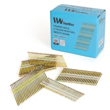 600 Pack Round Head Framing Nails 150x2",150x2-1/2",150x3", 150x3-1/2" Galv 21°