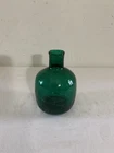 Blenko Emerald Green Crackle Glass 6” Inch Bottle