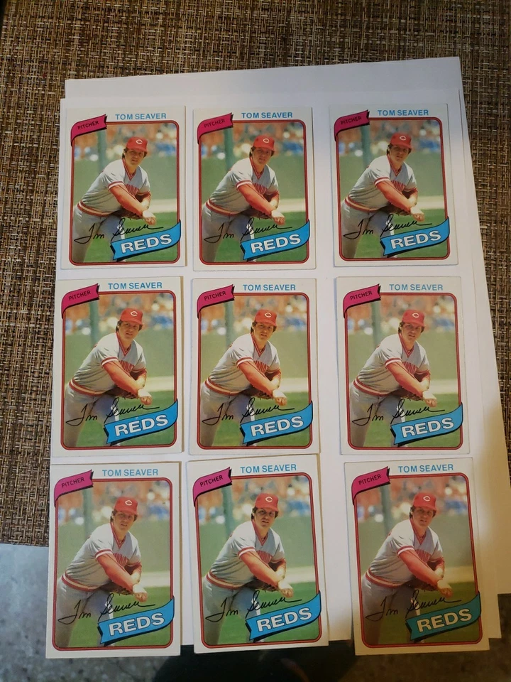 Lote de 30 tarjetas 1977 Topps - Johnny Bench, Tom Seaver, Pete Rose Foto 3 de 4