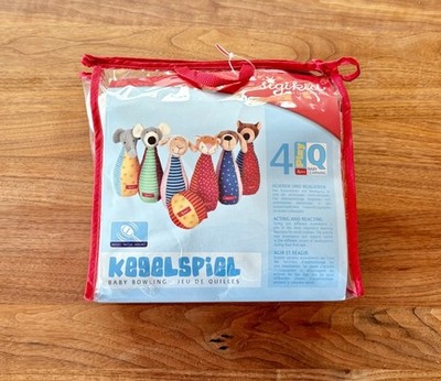 Sigikid Kegelspiel für Babys   Tiermotive - Plüsch - Stofftiere - mit Tasche