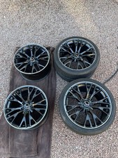 OEM C7 Z06 Corvette Wheels RIMS + TIRES OEM GM Black 19x10/20x12 2014-2019