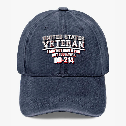 Baseballmütze DD214 Veteranen lustig Militär Humor US Veteran gewaschen verstellbar - Bild 14 von 19