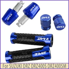 Motorcycle Handlebar Grip Bar End Cap Tire Valve For SUZUKI DRZ DRZ400S DRZ400SM