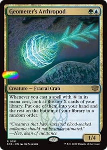 Geometer's Arthropod 191/94 Secrets of Strixhaven Foil