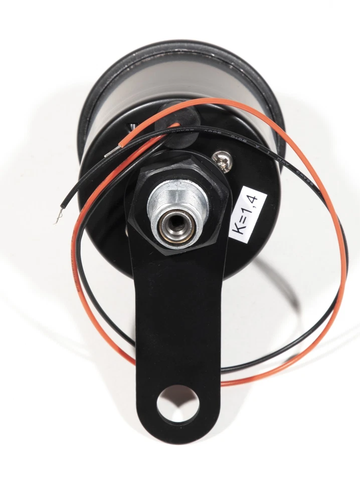 Mini-Tacho 48mm Schwarz 2:1 Retro Vintage Style für HD Suzuki Kawasaki Universal - Bild 2 von 3