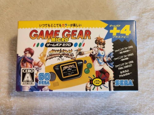New Sealed Sega Game Gear Micro Yellow